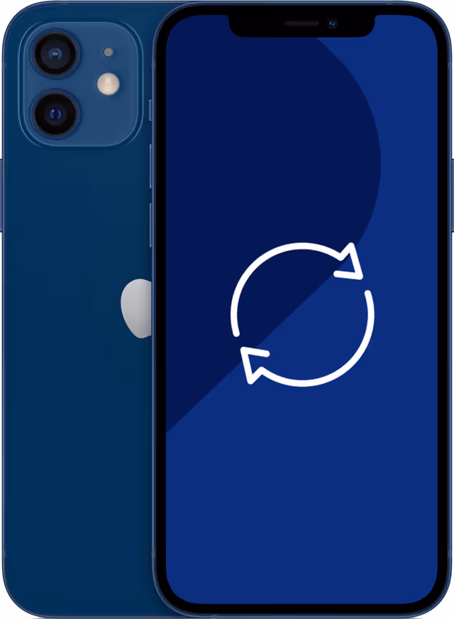 Begagnad iPhone 12 - 5G smartphone 64 GB (blå)