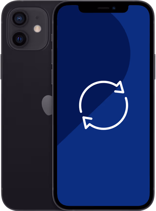 Begagnad iPhone 12 - 5G smartphone 128 GB (svart)