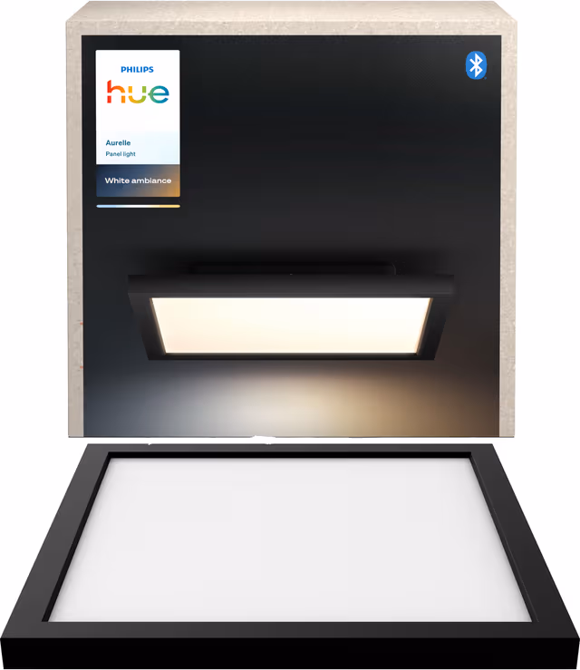 Philips Hue Aurelle panel square black