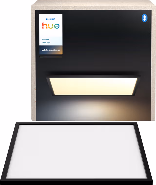 Philips Hue Aurelle panel square XL black