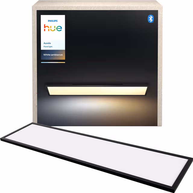 Philips Hue Aurelle panel rectagular black