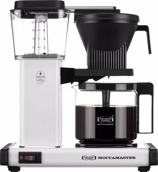 Moccamaster One Switch kaffebryggare 53752 (vit)
