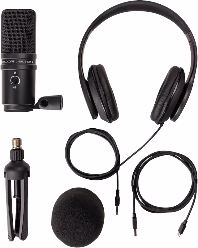 Zoom Zum 2PMP USB Podcast-mikrofonpaket (4 pack)