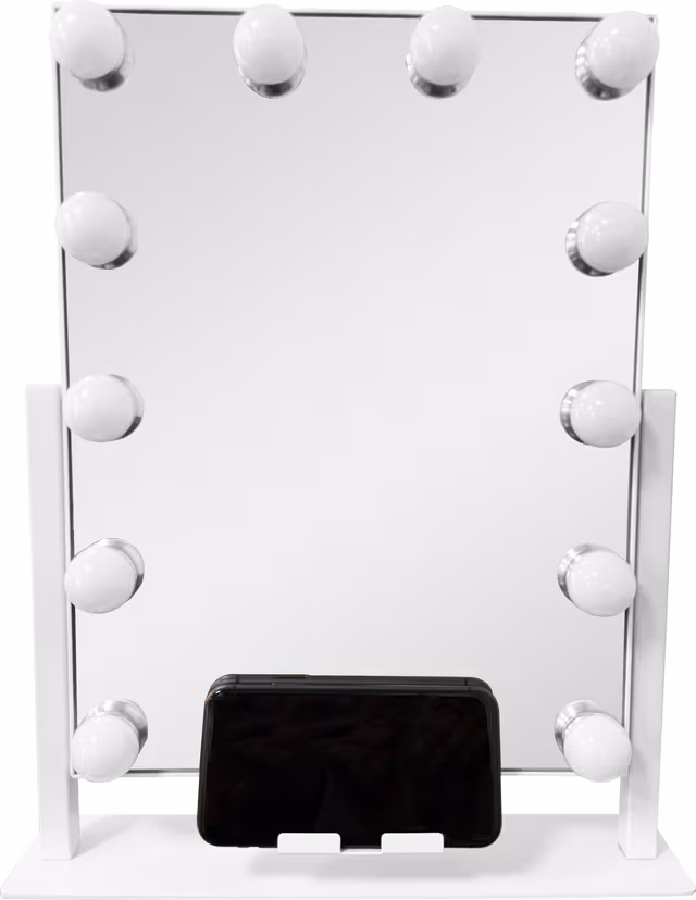A Home Hollywood spegel A100026 (vit)