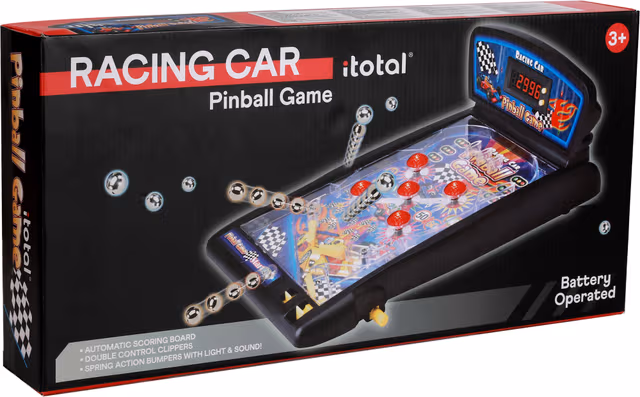 iTotal Racing Car-tema mini-flipperspel