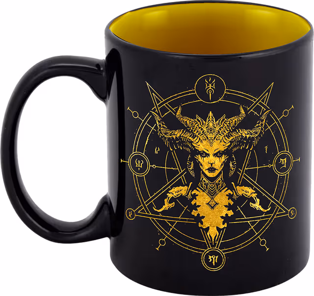 Blizzard Diablo IV Lilith gold edition mugg