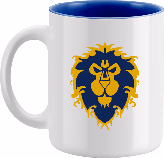 Blizzard WoW Alliance mugg (vit)