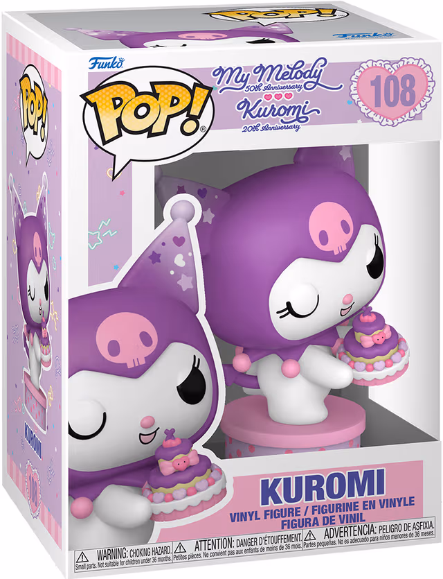 Funko POP Sanrio S8 actionfigur (Kuromi)
