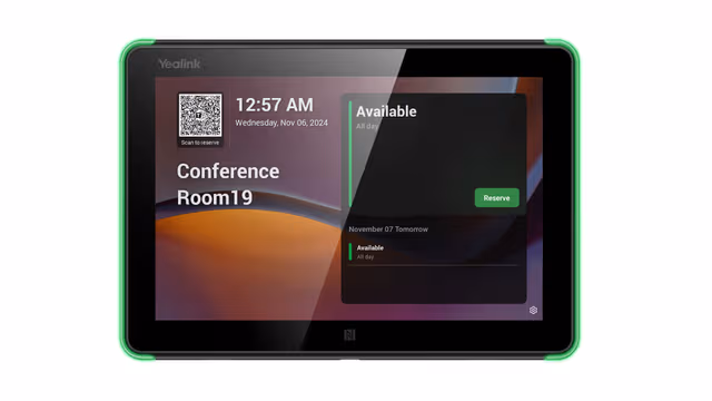 Yealink RoomPanel E2 8" Room Scheduling Panel