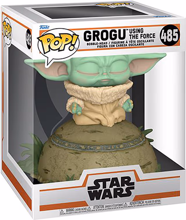 Funko! - Deluxe: Star Wars Mandalorian (The Child Using The Force) - Figur