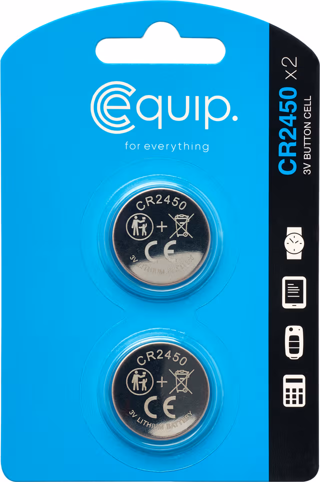 Equip CR2450 batteripaket (2-pack)