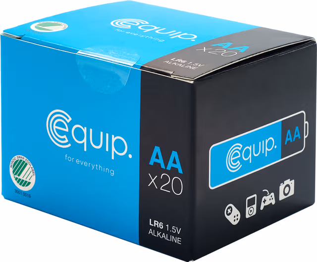 Equip AA batteripaket (20-pack)