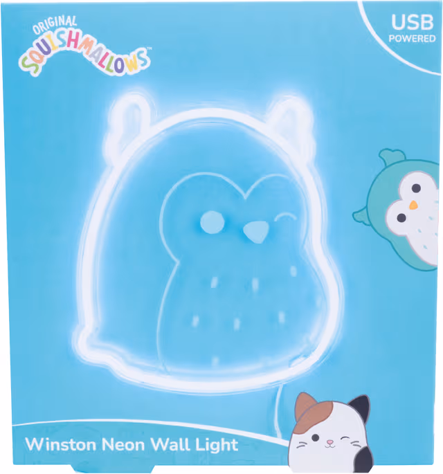 Fizz Creations neonvägglampa (Winston the Owl)