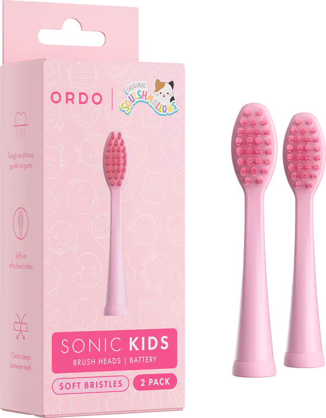 Ordo Sonic Kids Squishmallows Auggie tandborsthuvud 44918 (rosa)