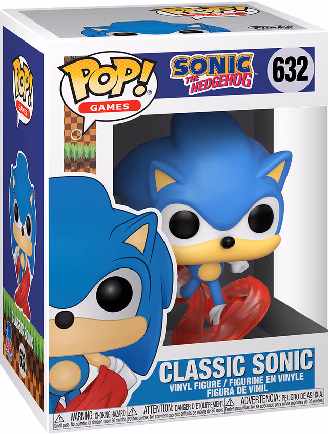 Funko! - Games: Sonic The Hedgehog (Classic Sonic) - Figur