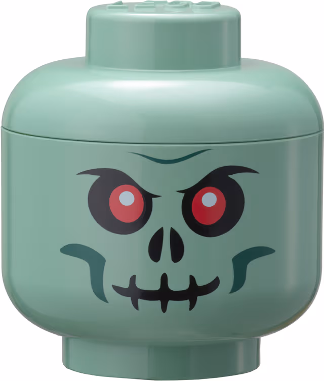 LEGO MINI HEAD - GREEN SKELETON