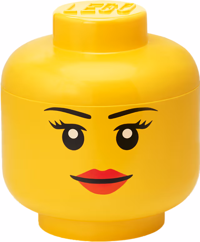 LEGO small förvaringslåda (Girl Head)