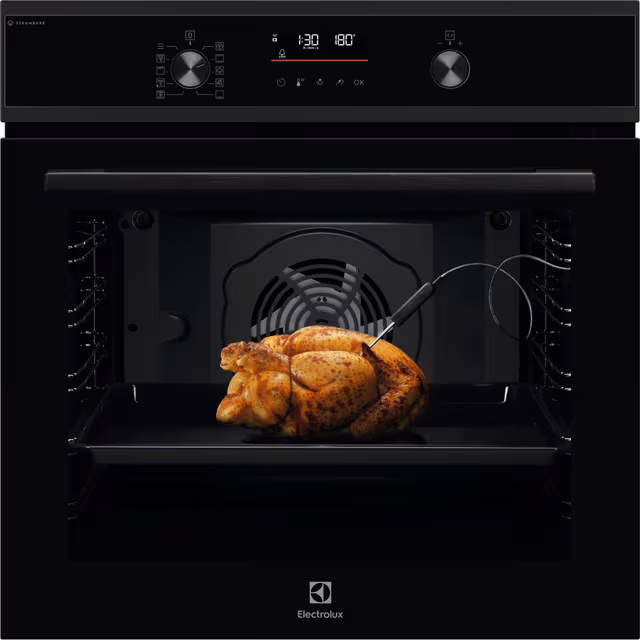 Electrolux Serie 500 Inbyggnadsugn OOP828NB (svart)