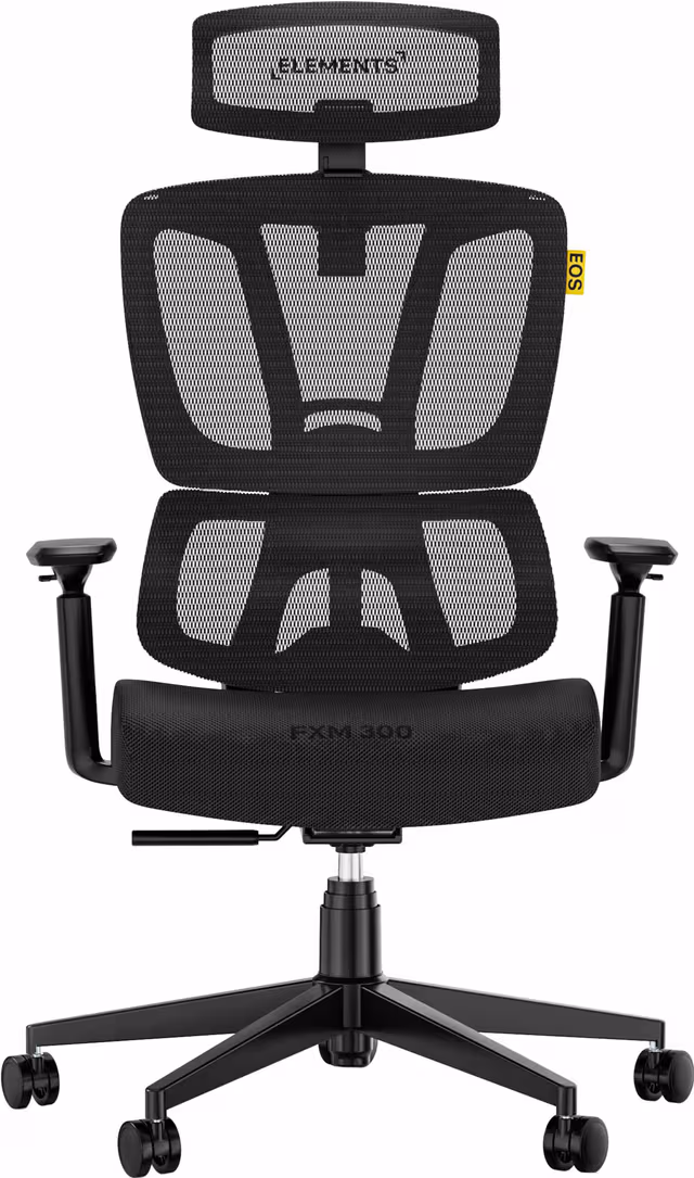 Elements FXM 300 Mesh gamingstol (svart)