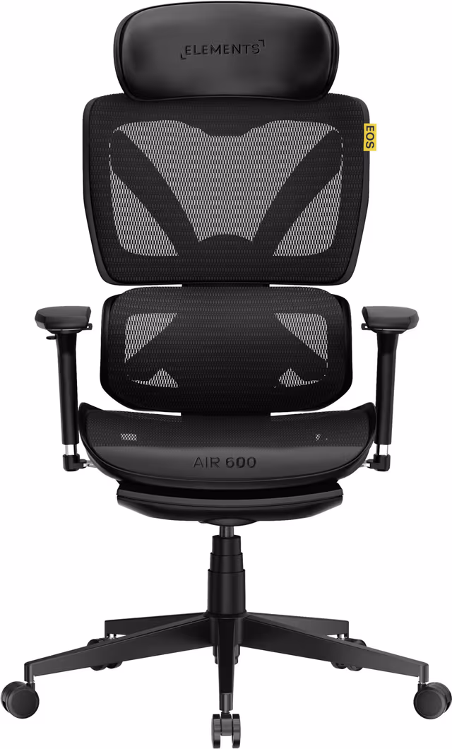 Elements AIR 600 Mesh gamingstol (svart)