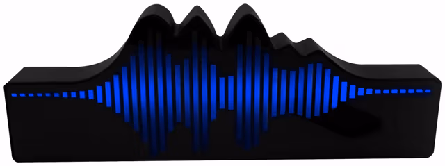 Fizz Creations Sound Wave logo USB-lampa