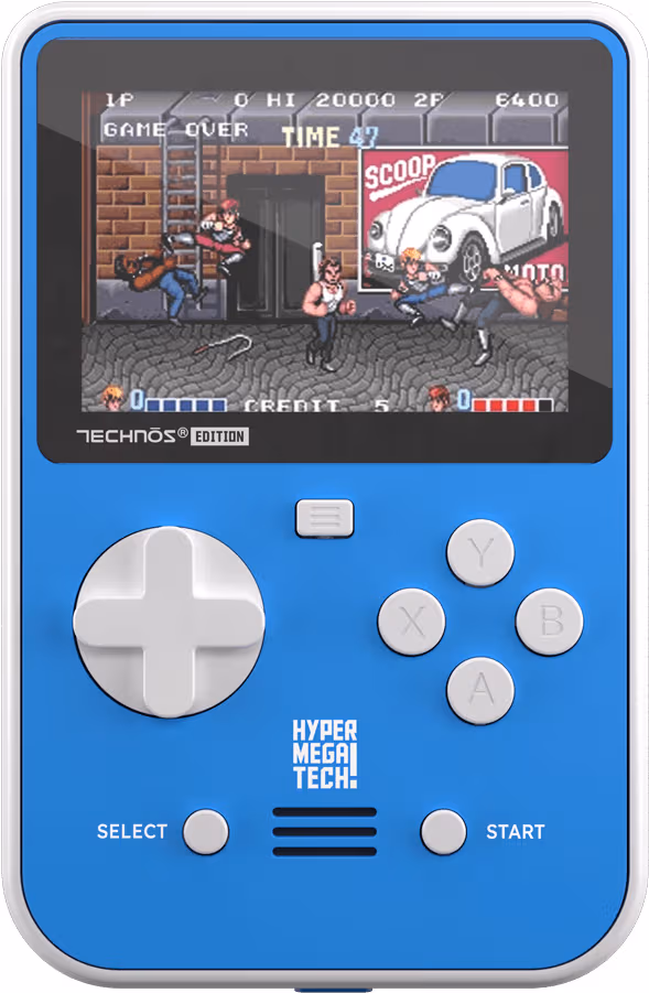 HyperMegaTech Super Pocket Technos bärbar spelkonsol