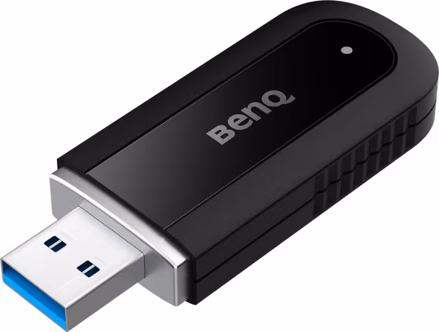 BenQ WD02AT 2-in-1 WiFi Bluetooth Adapter (Wi-Fi 6 / Bluetooth 5.2)