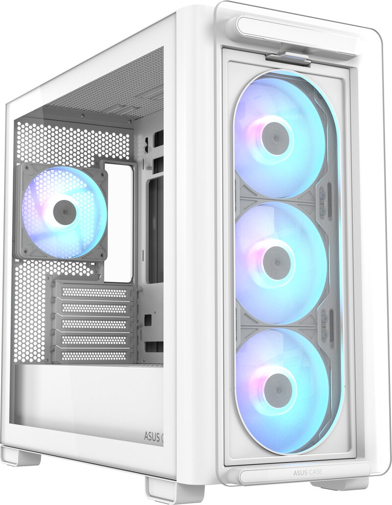 ASUS A23 PLUS / TG / ARGB - Vit (Fyndvara klass 1)