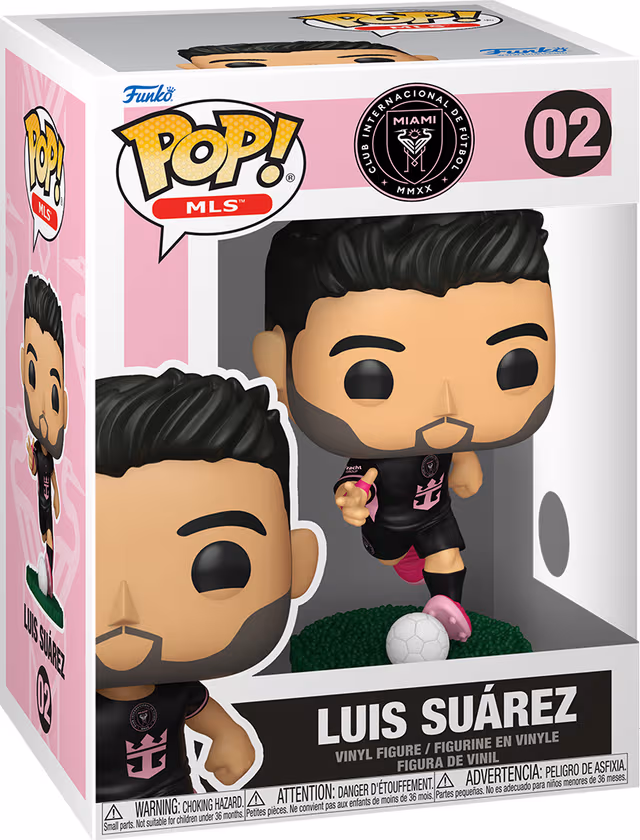 Funko POP Inter Miami actionfigur (Luis Suarez)