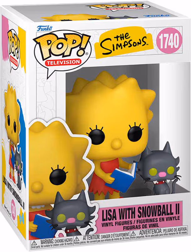 Funko Simpsons actionfigur (Lisa med Snowball II)