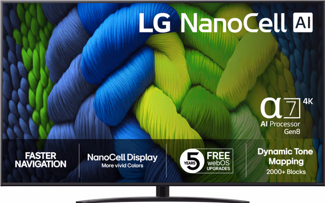 LG 75" NANO 82 4K NanoCell TV (2025)