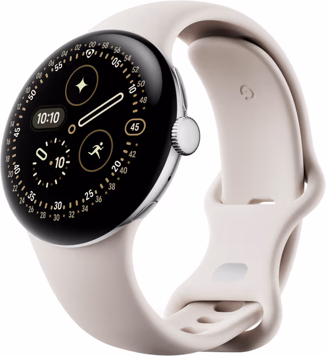 Google Pixel Watch 4 smartklocka 41mm WiFi (porslin/silver)