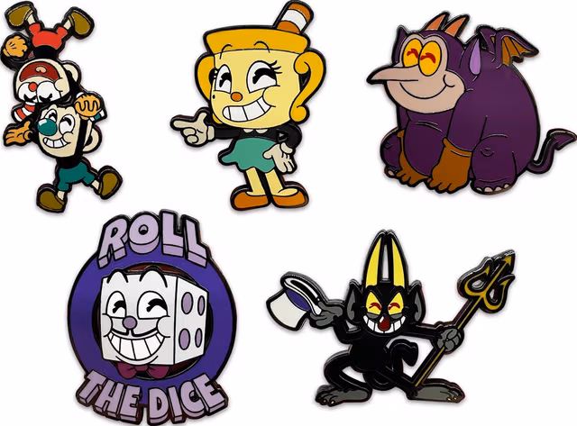 YouTooz Cuphead pin-set