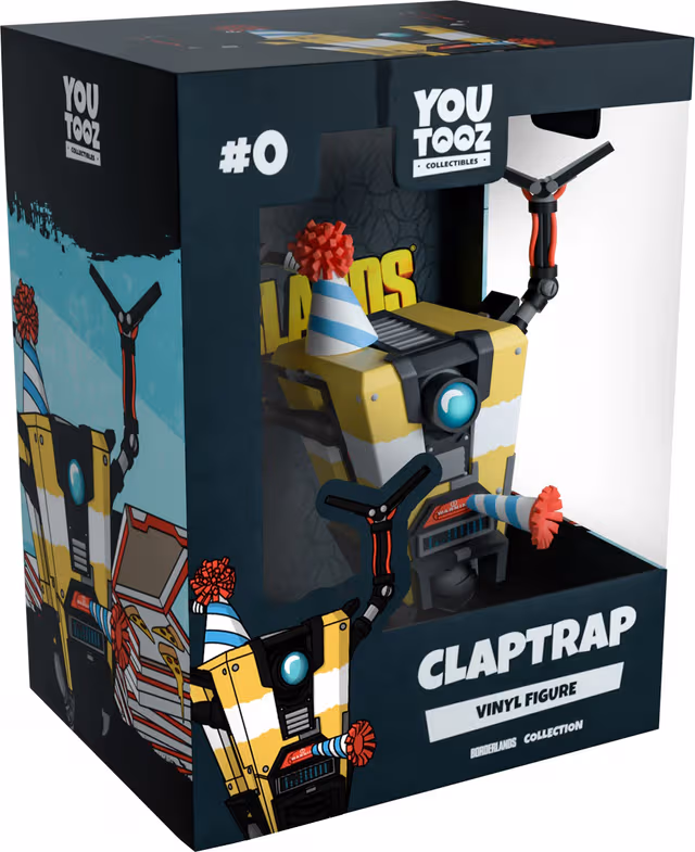 "4.5" Claptrap vinylfigur, handmålad, numrerad, äkthetsbevis inkl."