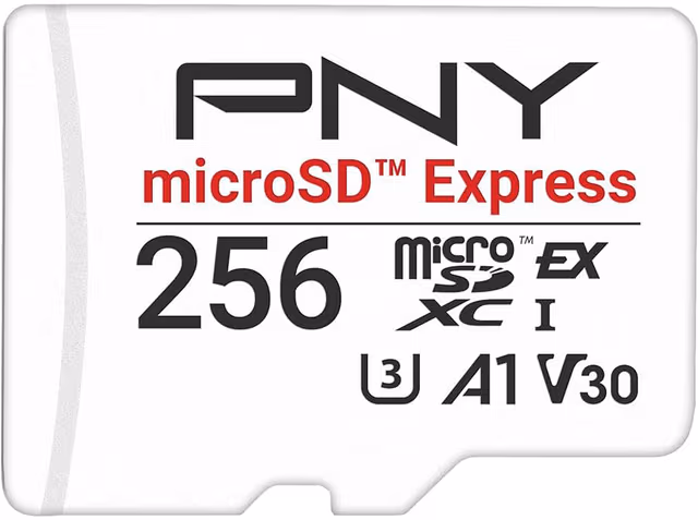 PNY - flash memory card - 256 GB - microSD PCI Express Gen 3x1 UHS-I