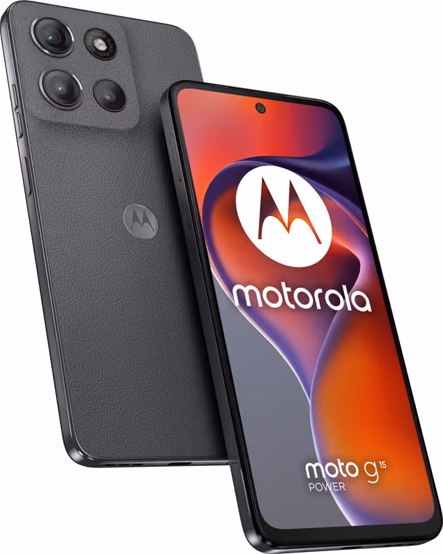 Motorola Moto G15 Power smartphone 8/256GB (grå)