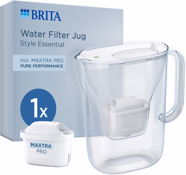 Brita Style Essential vattenkanna med mätfunktion 1057796 (vit)