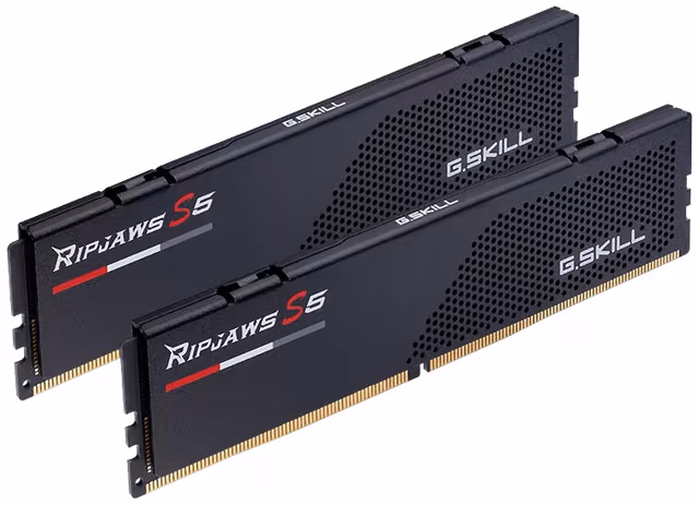 G.Skill Ripjaws S5 DDR5-6000 - 64GB - CL30 - Dual Channel (2 pcs) - Intel XMP - Svart