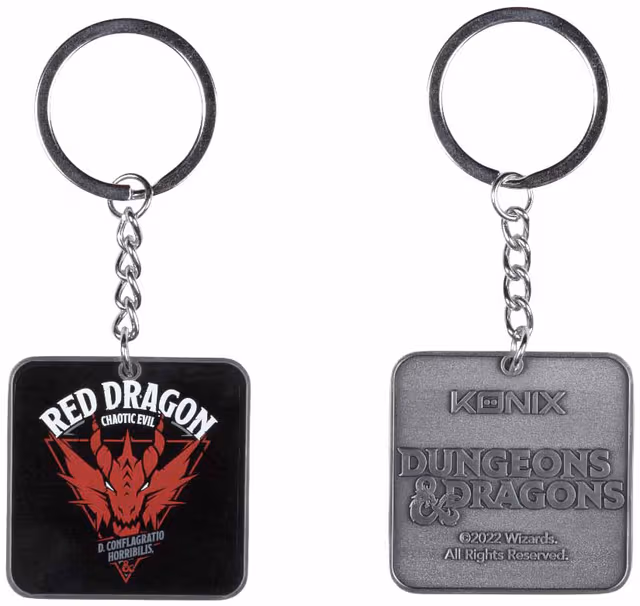 Konix Dungeons & Dragons nyckelkedja (Red Dragon)