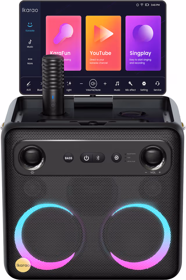 Lenco IKARAO-X2 Karaoke Speakers