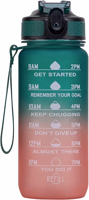 Motivation Bottle vattenflaska PPNMotBtl600-BrPi/Dgre(multifärgad)