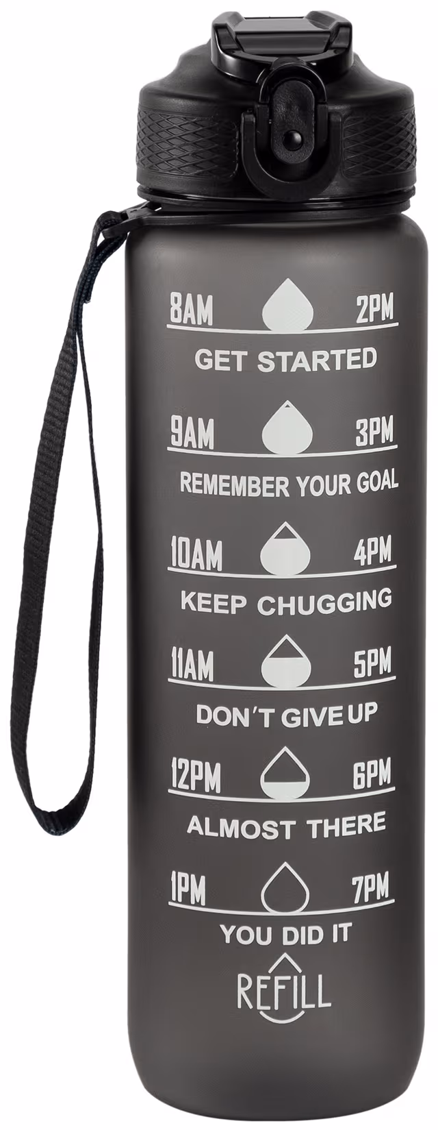 Motivation Vattenflaska PPNMotBtl1000-Black (svart)