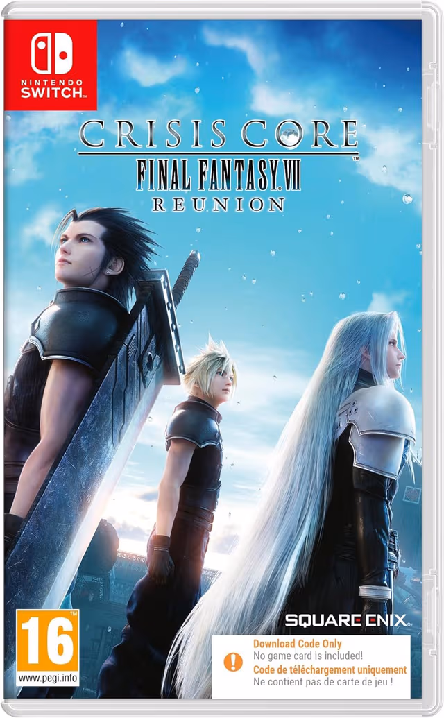 Crisis Core: Final Fantasy VII - Reunion (Code in a Box) - Nintendo Switch - RPG