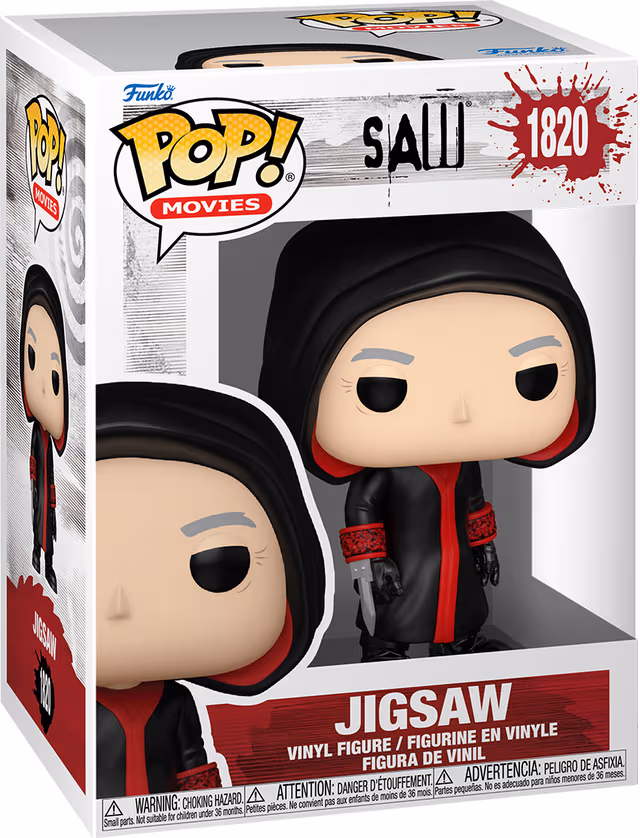 Funko POP Saw med Chase actionfigur (Jigsaw-mördaren)