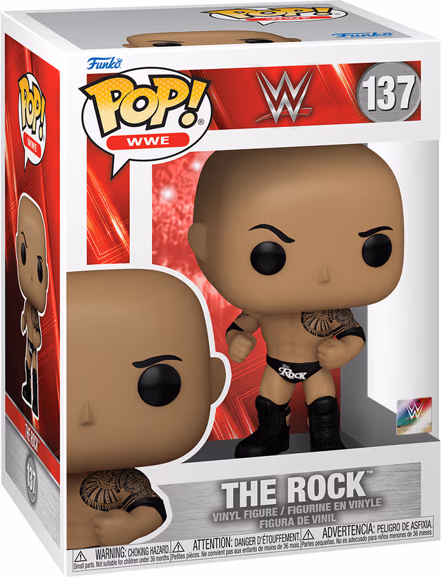 Funko POP WWE actionfigur (The Rock)