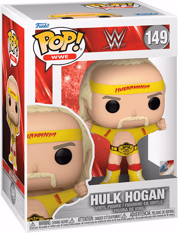 Funko POP WWE actionfigur (Hulkamania med bälte)