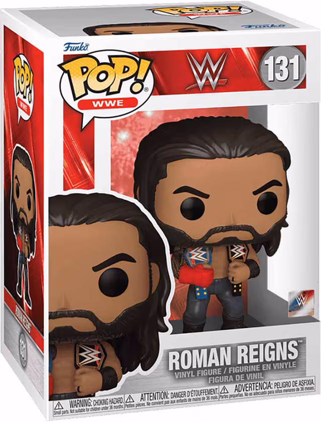 Funko WWE actionfigur (Roman Reigns med bälten)
