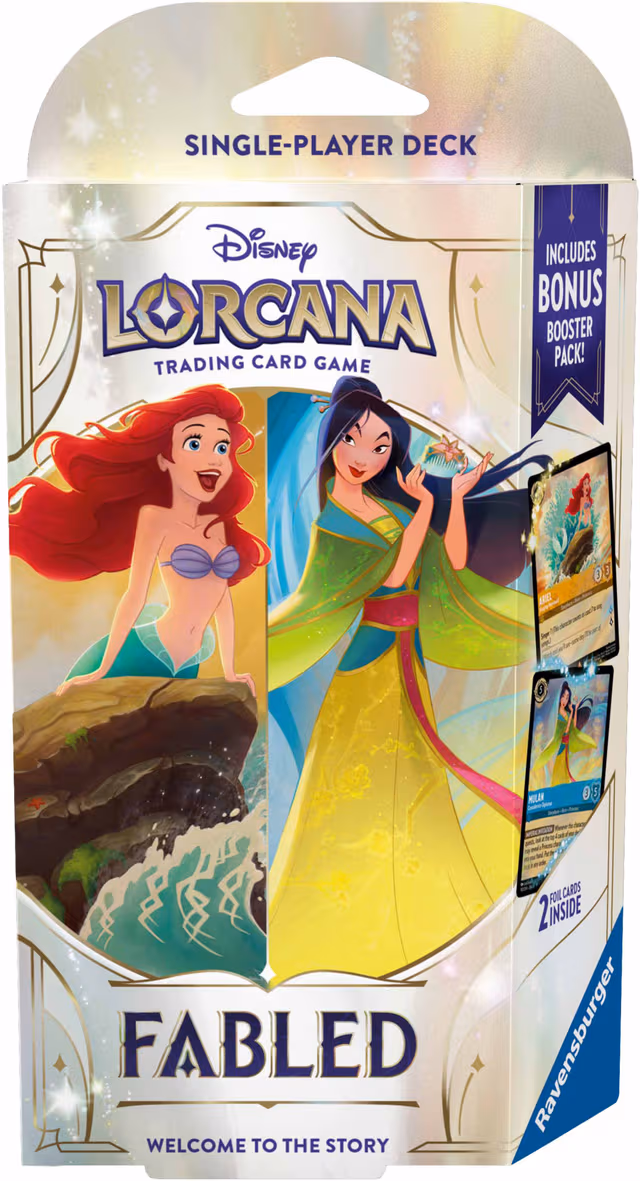 Disney Lorcana samlarkortspel (Arial & Mulan)