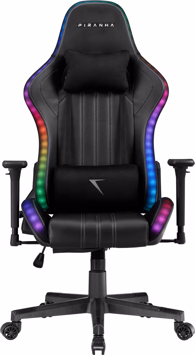 Piranha Attack v3 RGB gamingstol (svart)
