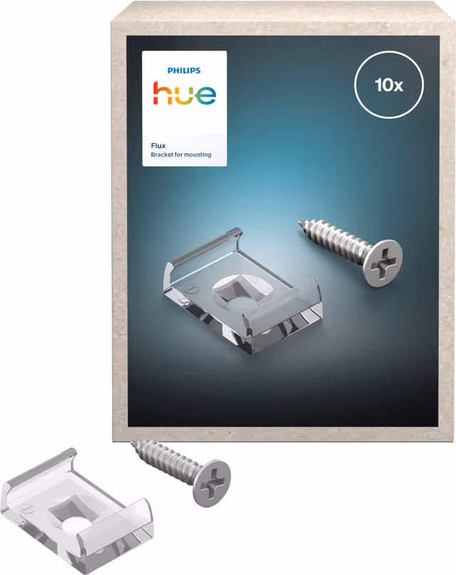 Philips Hue 10-pack med fästen till Flux